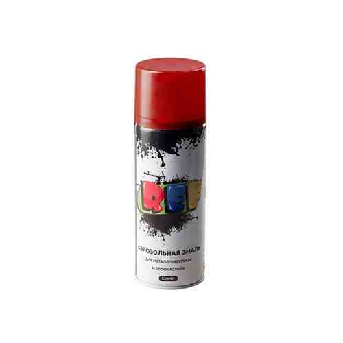 Аэрозольная эмаль для металлочерепицы и профнастила REF винно-красный, RAL 3005 арт. 1586360