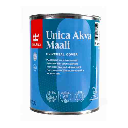 Акрилатная краска для окон и дверей Tikkurila UNICA AKVA MAALI арт. 1252366