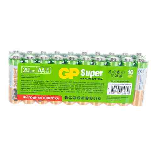 Алкалиновые батарейки GP Super Alkaline арт. 905476