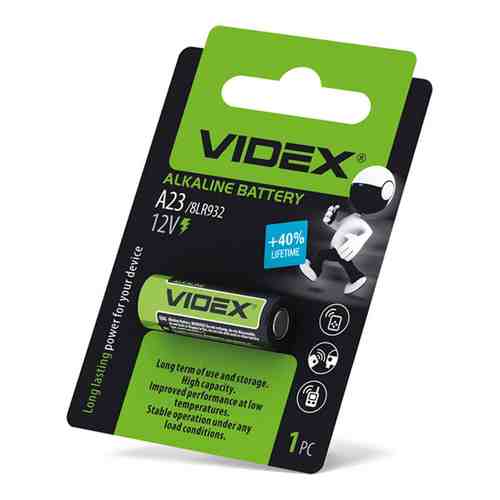 Алкалиновый элемент питания Videx VID-A23-1BL арт. 1827621