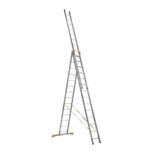 Алюминиевая трехсекционная лестница Алюмет Серия Р3 арт. 518729