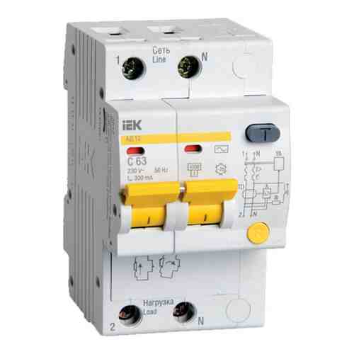 Автоматический выключатель дифференциального тока IEK АД-12 арт. 1294537