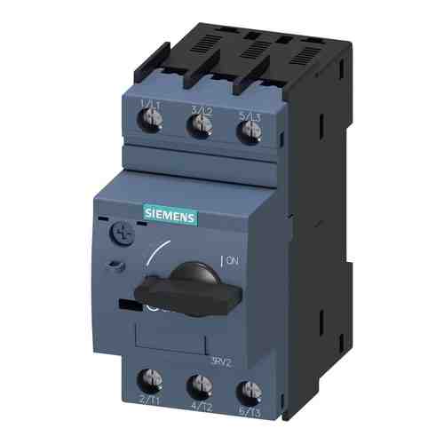 Автоматический выключатель для защиты электродвигателя Siemens 3RV20110BA10 арт. 1907128
