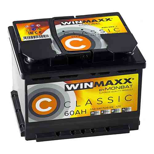 Автомобильная аккумуляторная батарея MONBAT WINMAXX CLASSIC арт. 2060781