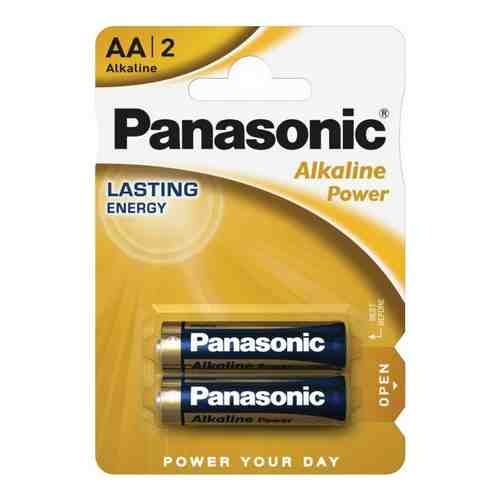 Батарейка Panasonic Alkaline LR6 AA 1.5В бл/2 щелочная арт. 759280