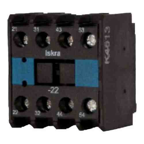 Блок-контакт для контакторов серии KNL43-KNL75 iskra NDL4-04 арт. 1643017