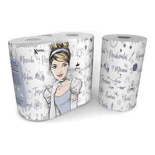 Бумажные полотенца WORLD CART Принцессы с рисунком, серия Disney арт. 2033692