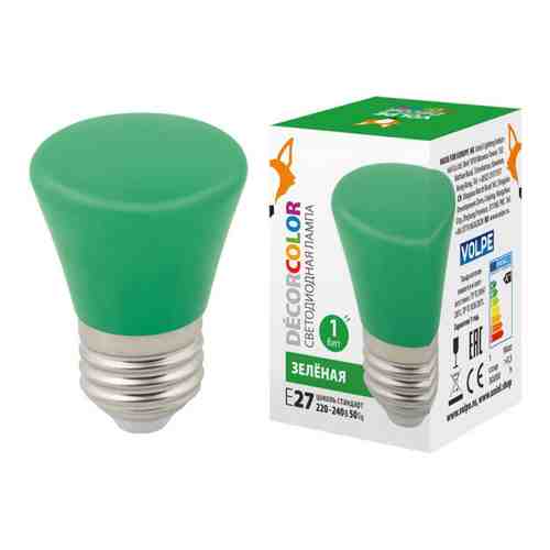 Декоративная светодиодная лампа Volpe LED-D45-1W/GREEN/E27/FR/С BELL арт. 1142592