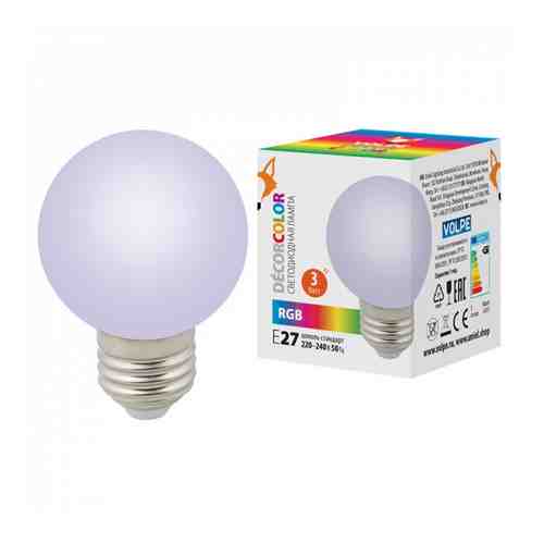 Декоративная светодиодная лампа Volpe LED-G60 арт. 1443999