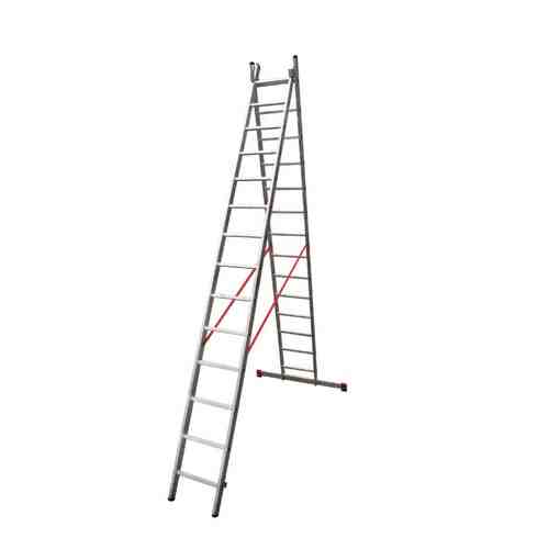 Двухсекционная лестница Новая Высота 604214 арт. 695704