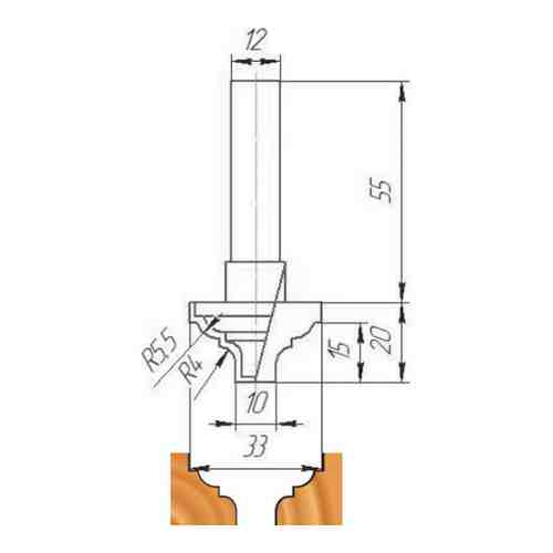Фреза МебельДрев ФК 0550 арт. 2055395