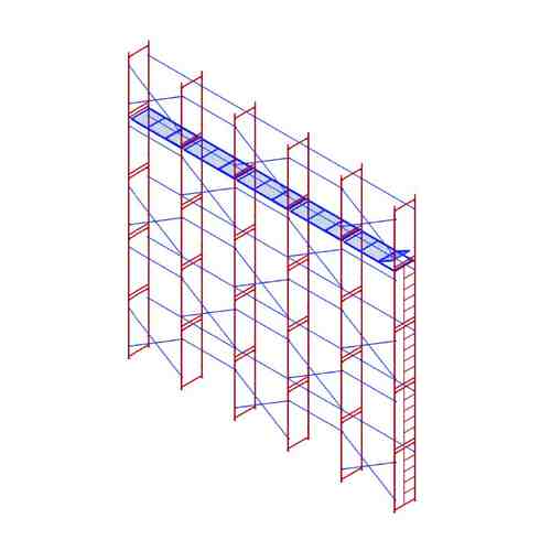 Комплект рамных лесов Мега 785 арт. 1072748