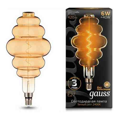 Лампа Gauss LED Vintage Filament Flexible арт. 1430552