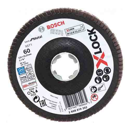 Лепестковый круг Bosch B.f.Metal X-LOCK арт. 1577618