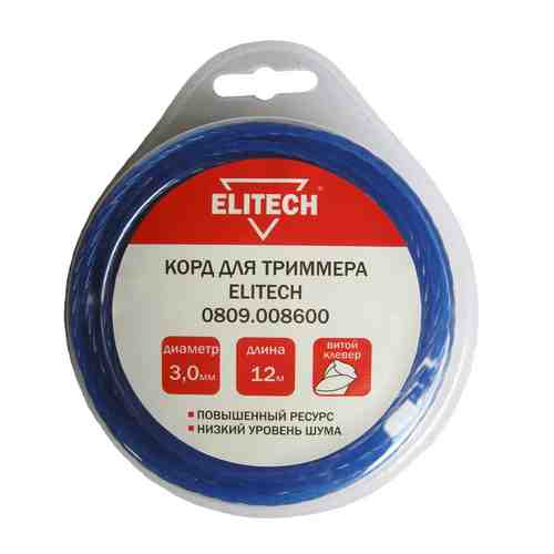 Леска Elitech 0809.008600 арт. 927107