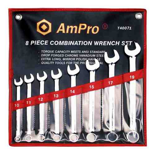 Набор комбинированных ключей AmPro T40071 арт. 2419792