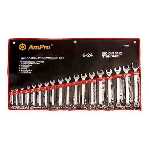 Набор комбинированных ключей AmPro T40191 арт. 2419930
