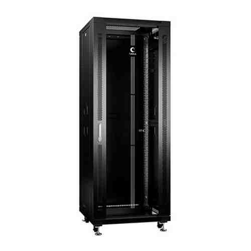 Напольный монтажный телекоммуникационный шкаф для оборудования Cabeus SH-05C-37U60/80-BK арт. 1472530