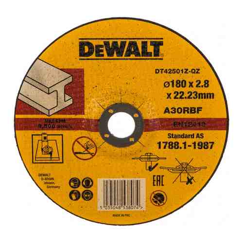 Отрезной круг по металлу Dewalt DT42501Z INDUSTRIAL арт. 1069296