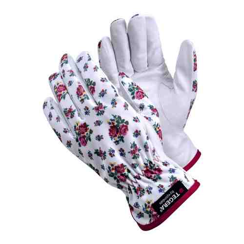 Садовые кожаные комбинированные перчатки TEGERA 90014-7 арт. 1818435