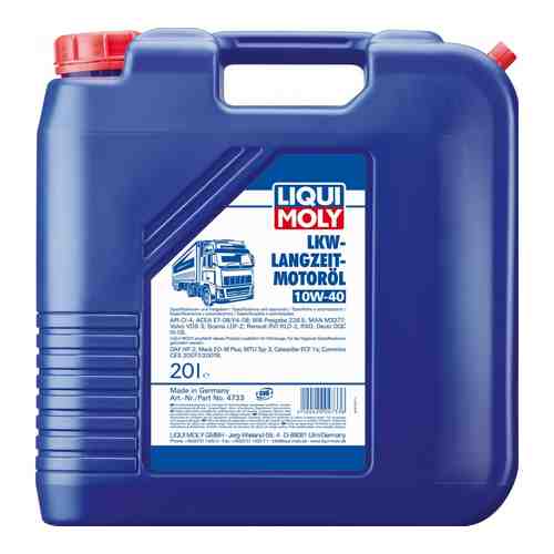 Синтетическое моторное масло LIQUI MOLY LKW-Langzeit-Motoroil Basic 10W-40 CI-4;E4/E7 арт. 729477