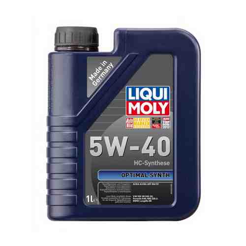 Синтетическое моторное масло LIQUI MOLY Optimal Synth 5W-40 SN/CF;A3/B4 арт. 729259