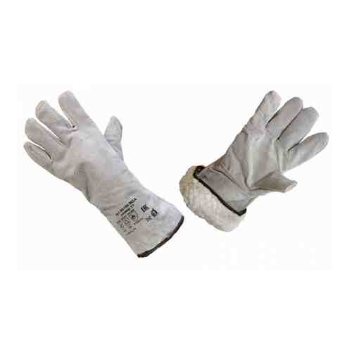 Спилковые утепленные перчатки-краги Элит-Профи A0101-B арт. 1362224