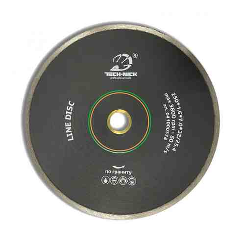 Сплошной диск алмазный по граниту TECH-NICK LINE DISC арт. 1507681