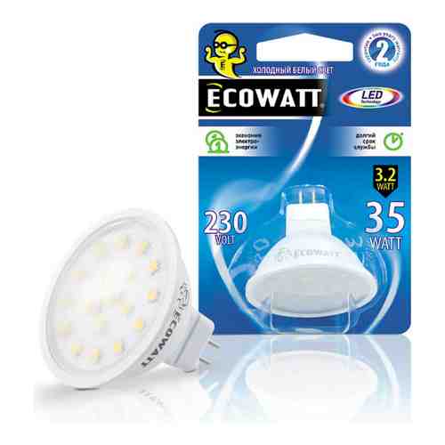 Светодиодная лампа ECOWATT 4606400614012 арт. 1572680