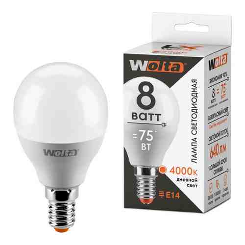 Светодиодная лампа Wolta 30S45GL8E14 арт. 1312555