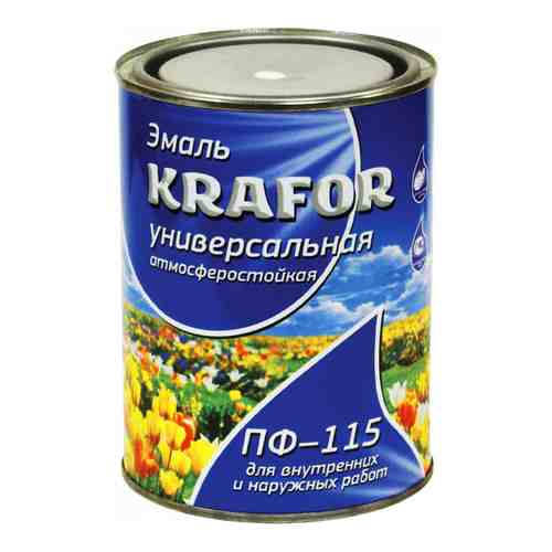 Универсальная эмаль KRAFOR ПФ-115 арт. 1238391