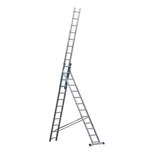 Усиленная универсальная трехсекционная лестница STAIRS ТТ-01-00610 арт. 2040243