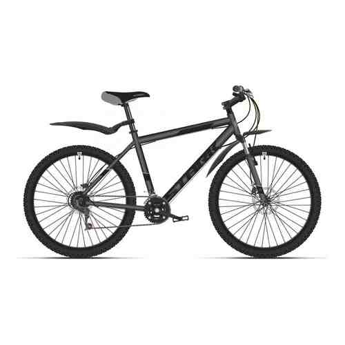 Велосипед STARK 2021 г, Microshift, черный/черный, рама 18