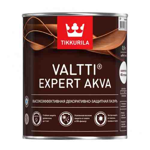Высокоэффективная защитная лазурь Tikkurila VALTTI EXPERT AKVA арт. 1260583